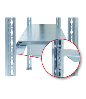Längenriegel 750 mm, RAL7035, für MULTIplus250- mit MULTIplus330-Fachböden