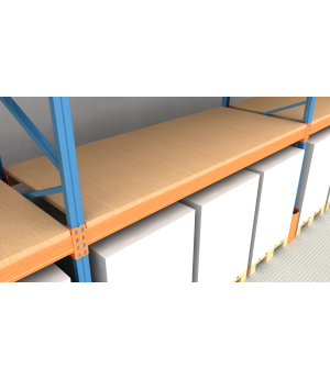 Set-Spanplatte aufgelegt P4 38mm 2680x788 mm, für 40 mm Traverse GVB=150kg/m2