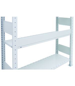 Schüttgutleiste 750mm,90 mm hoch für Stecksystem 25-er Kante,m.2 Stiften