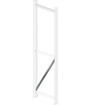 Diagonale 940 mm für Multifunk- tionsstütze, Tiefe 500 mm, verz.