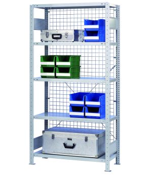 Drahtgitterrückwand 300x650 mm (HxB) Glanzverzinkt SCHULTE Lagertechnik