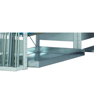 Auffangwanne 950x650x72 mm verz. Inhalt 30 l, mit Bördelkante