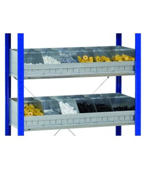 Schüttgutmulde 750x300 mm verzinkt