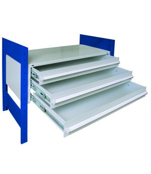 Regalschublade, 3-er Set 1000x500x300 mm, (BxTxH)