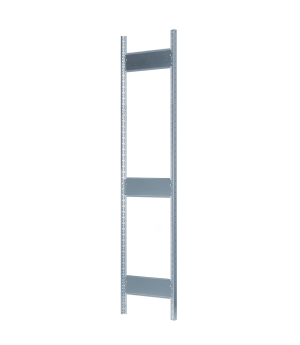 T-Profil Ständerrahmen MULTIplus, unmontiert, 3 Tiefenriegel, 2500x400 mm, verzinkt
