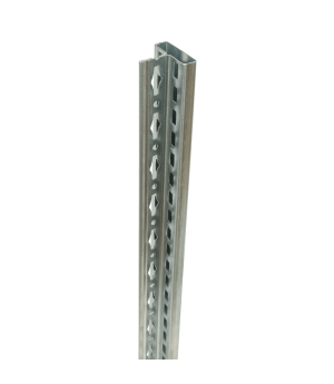 MULTIplus T-Profil 1000 mm verzinkt, Front gelocht von SCHULTE Lagertechnik