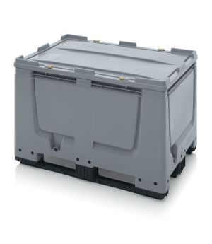 Big Box mit Verschließsystem SC BBG 1208K SC in silbergrau (RAL 7001), 1200 × 800 mm