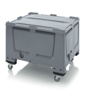 Big Box mit Scharnierdeckel BBG 1210R SA in silbergrau (RAL 7001)