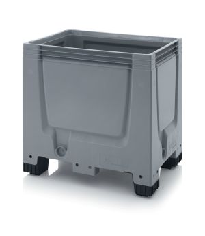 Big Box geschlossen BBG 86 in silbergrau (RAL 7001), 800 × 600 mm
