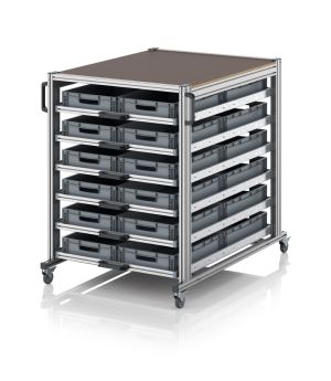 Systemwagen im Paletteformat EG SW 134 1208 6412, 1300 × 1062 mm