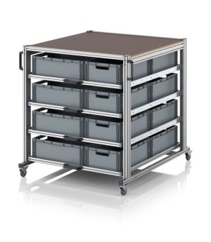 Systemwagen im Paletteformat EG SW 134 1210 6422, 1300 × 1262 mm
