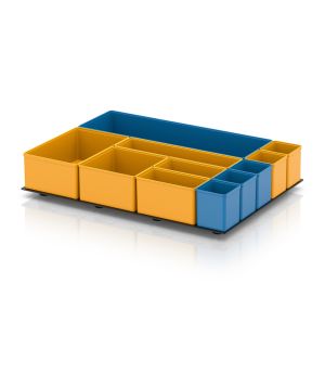 Einsatzkasten Einsatz für Eurobehälter 40 x 30 cm EG TEK 43 B4
