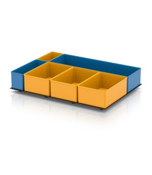 Einsatzkasten Einsatz für Eurobehälter 40 x 30 cm EG TEK 43 B5