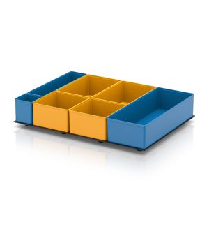 Einsatzkasten Einsatz für Eurobehälter 40 x 30 cm EG TEK 43 B6