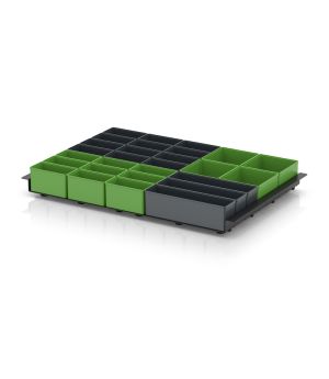 Einsatzkasten Einsatz für Eurobehälter 60 x 40 cm EG TEK 64 B3