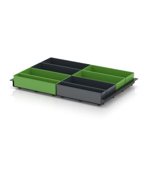 Einsatzkasten Einsatz für Eurobehälter 60 x 40 cm EG TEK 64 B8