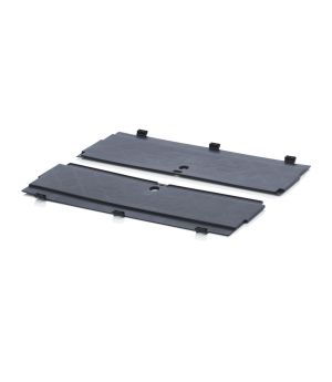ESD-Klappdeckel für Faltbox ESD FB DE 64 in verkehrsschwarz (RAL 9017)
