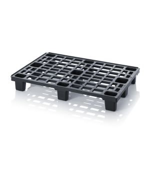 ESD-Leichtpalette mit Sicherungsrand ESD LP 1208 in verkehrsschwarz (RAL 9017), 1200 × 800 mm
