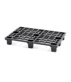ESD-Leichtpalette ohne Sicherungsrand ESD LP 1208 OS in verkehrsschwarz (RAL 9017), 1200 × 800 mm