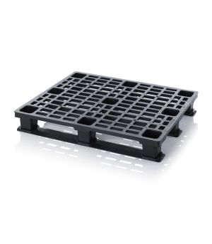 ESD-Leichtpalette ohne Sicherungsrand ESD LP 1210K OS in verkehrsschwarz (RAL 9017), 1200 × 1000 mm
