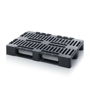 ESD-Mediumpalette ESD MP 1208 in verkehrsschwarz (RAL 9017), 1200 × 800 mm