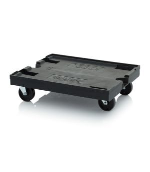 ESD-Transportroller ESD RO 86 in verkehrsschwarz (RAL 9017), 820 × 620 mm