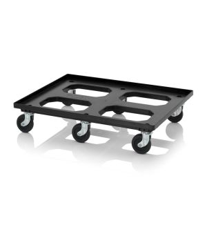 ESD-Transportroller ESD RO 86.6 HD in verkehrsschwarz (RAL 9017), 811 × 612 mm