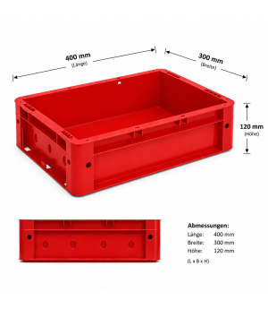Eurobehälter 400x300x120 mm - 20404