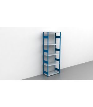 Schwerlastregal in 2.750 mm Höhe enzianblau