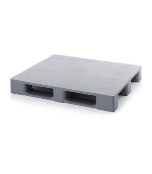 Reinraumpalette ohne Sicherungsrand HD 1210 OS in silbergrau (RAL 7001)