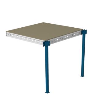 Lagerbühne NEDCON ST1 Anbau Tiefe 4.000×4.200 mm, H 2.800
