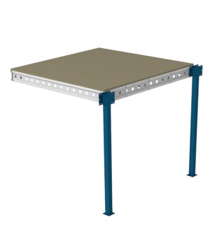 Lagerbühne NEDCON ST1 Anbau Tiefe 4.400×4.600 mm, H 3.200
