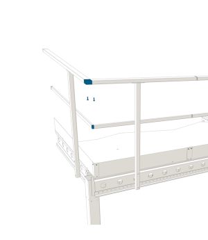 Eckverbinder Hand- und Knielauf NEDCON ST1