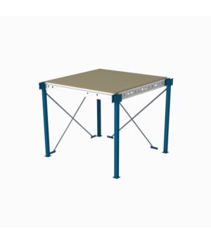 Lagerbühne NEDCON ST1 Grundfeld 3.000×3.100 mm, H 2.800