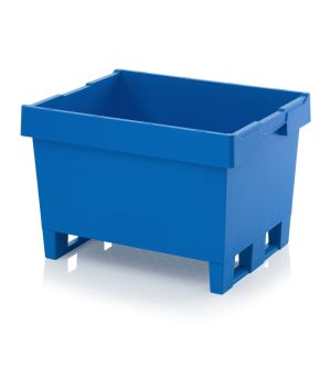 Mehrwegbehälter Classic MB 8642K in himmelblau (RAL 5015), 800 × 600 mm