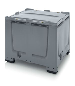 Big Box mit Verschließsystem SC MBG 1210 SC in silbergrau (RAL 7001), 1200 × 1000 mm