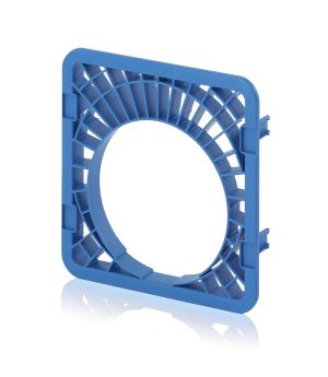 Stirnwandgitter und -Adapter RG88-SA200 in himmelblau (RAL 5015)