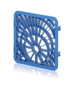 Stirnwandgitter und -Adapter RG88-SG in himmelblau (RAL 5015)