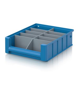 Gefache für Regalkästen RK GEF 3209 in silbergrau (RAL 7001)