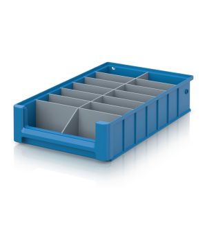 Gefache für Regalkästen RK GEF 4209 in silbergrau (RAL 7001)