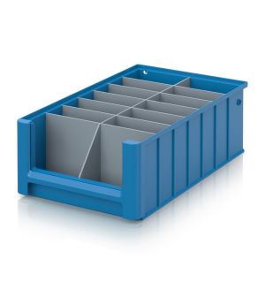 Gefache für Regalkästen RK GEF 4214 in silbergrau (RAL 7001)