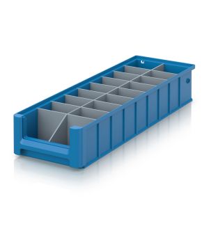 Gefache für Regalkästen RK GEF 51509 in silbergrau (RAL 7001)