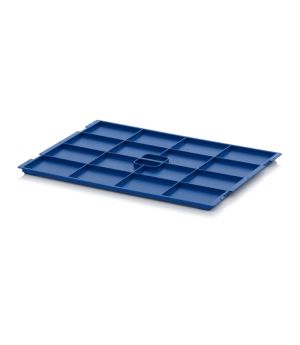 Deckel für RL-KLT RL-KLT-D 65 in signalblau (RAL 5005)