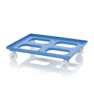 Transportroller Maxi HD mit Polyamid-Rädern RO 86.4 HD PAX BO-5015 in himmelblau (RAL 5015), 817 × 617 mm