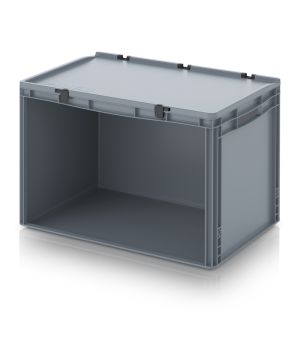 Schubladenbehälter Einzelkomponenten SB.42.2 in silbergrau (RAL 7001), 600 × 400 mm