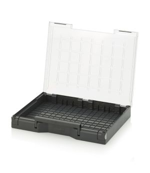 Sortimentsbox unbestückt 44 x 35,5 cm SB 443 in anthrazitgrau (RAL 7016), 440 × 355 mm