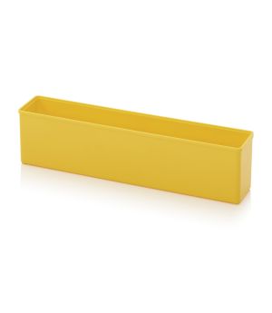 Einsatzkasten für Sortimentsboxen SB E 15-1003 in signalgelb (RAL 1003), 260 × 52 mm