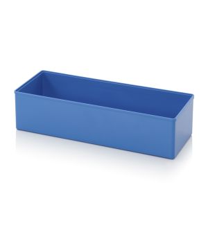 Einsatzkasten für Sortimentsboxen SB E 25-5015 in himmelblau (RAL 5015), 260 × 104 mm
