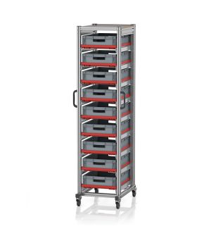Systemwagen für Eurobehälter 60 x 40 Höhe 200 cm SE 200 6412.2, 718 × 500 mm