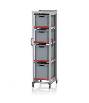 Systemwagen für Eurobehälter 60 x 40 Höhe 200 cm SE 200 644232.2, 718 × 500 mm